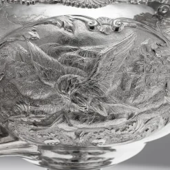 Antiker Silberner William IV Wasserkocher oder Samowar, London, 1837