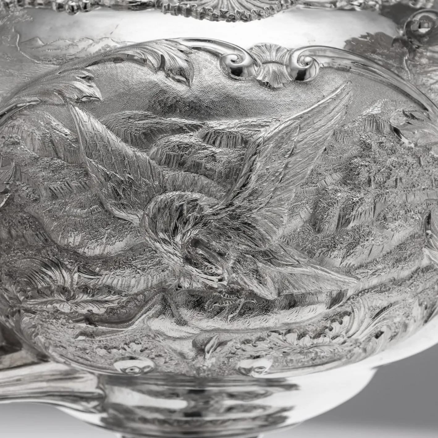 Antiker Silberner William IV Wasserkocher oder Samowar, London, 1837