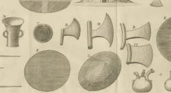 Antiker Stich von Inca Antiquities from Peru von Jorge Juan & Ulloa, 1748