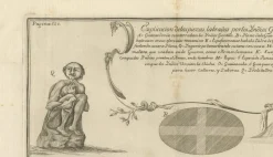 Antiker Stich von Inca Antiquities from Peru von Jorge Juan & Ulloa, 1748