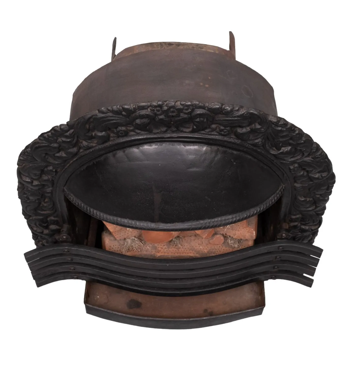 Antiker viktorianischer Kamin aus Gusseisen, 1880er