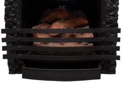 Antiker viktorianischer Kamin aus Gusseisen, 1880er