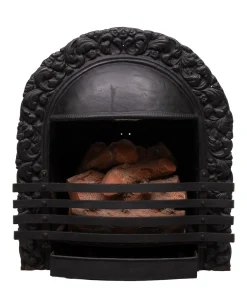 Antiker viktorianischer Kamin aus Gusseisen, 1880er