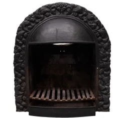 Antiker viktorianischer Kamin aus Gusseisen, 1880er