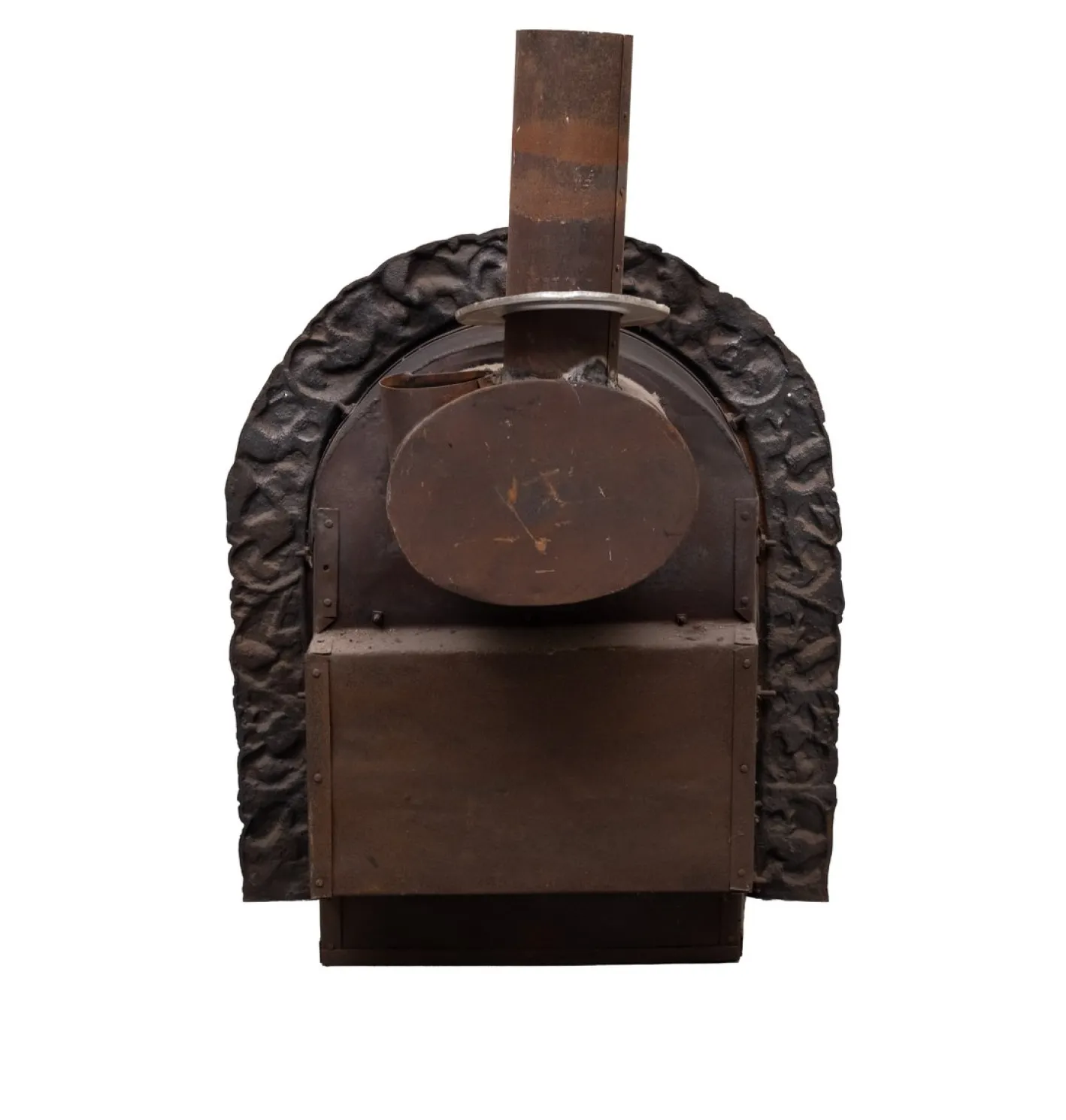 Antiker viktorianischer Kamin aus Gusseisen, 1880er