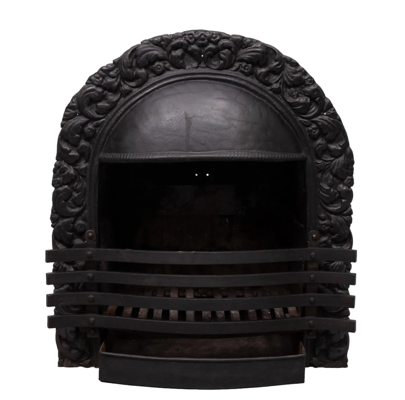 Antiker viktorianischer Kamin aus Gusseisen, 1880er
