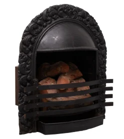 Antiker viktorianischer Kamin aus Gusseisen, 1880er