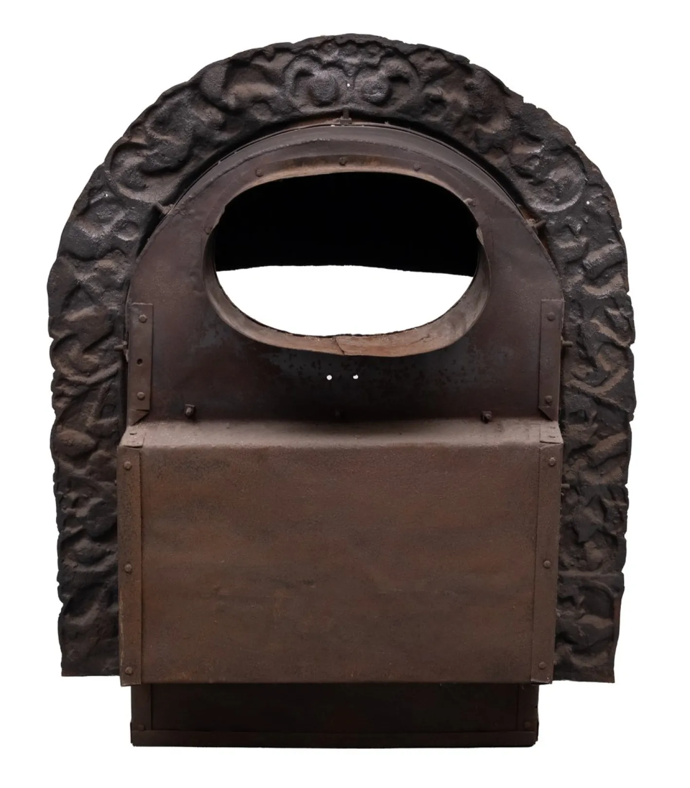 Antiker viktorianischer Kamin aus Gusseisen, 1880er
