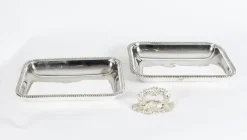 Antiker Vorspeisenteller von Matthew Linwood, 1800er, 2er Set