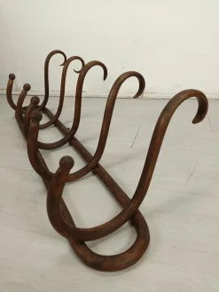 Antiker Wandgarderobe im Thonet Stil, 1890er