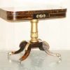 Antiker William IV Coromandel Kartentisch, 1830