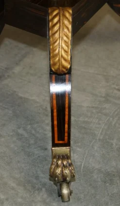 Antiker William IV Coromandel Kartentisch, 1830