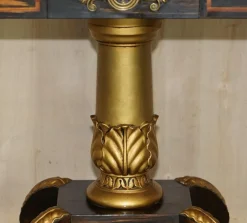 Antiker William IV Coromandel Kartentisch, 1830