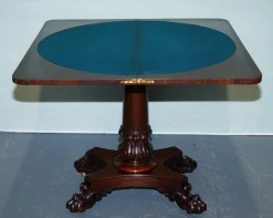 Antiker William IV Klapptisch mit Sockel, 1830er