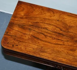 Antiker William IV Klapptisch mit Sockel, 1830er