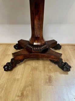Antiker William IV Palisander Kartentisch, 1830er