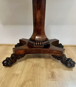 Antiker William IV Palisander Kartentisch, 1830er