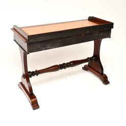 Antiker William IV Schreibtisch mit Lederplatte, 1830