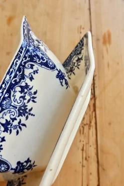 Antike Sauciere aus Eisenstein von Longchamp, 1890er