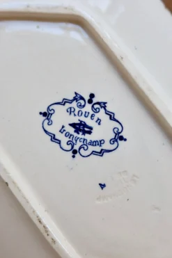 Antike Sauciere aus Eisenstein von Longchamp, 1890er