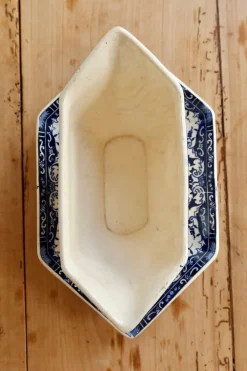 Antike Sauciere aus Eisenstein von Longchamp, 1890er