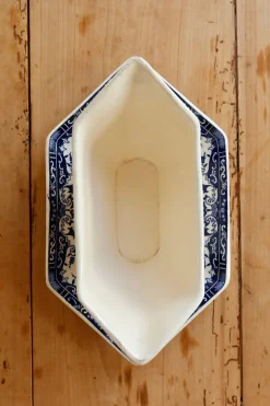 Antike Sauciere aus Eisenstein von Longchamp, 1890er