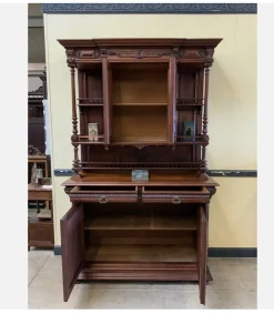 Antikes Buffet aus Nussholz, 1880er