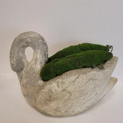 Antike Schwanene Pflanzgefäße aus Beton, 1920er, 2er Set