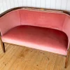 Antikes edwardianisches Jugendstil 2-Sitzer Sofa aus Mahagoni, 1910er