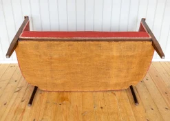 Antikes edwardianisches Jugendstil 2-Sitzer Sofa aus Mahagoni, 1910er