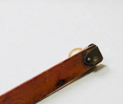 Antikes edwardianisches Serviertablett aus handgeschnitztem Holz mit Messinggriffen, England, 1890er