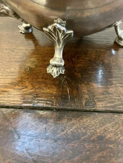 Antikes edwardianisches versilbertes Teeservice, 1900er, 4er Set