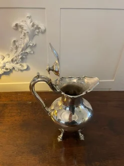 Antikes edwardianisches versilbertes Teeservice, 1900er, 4er Set