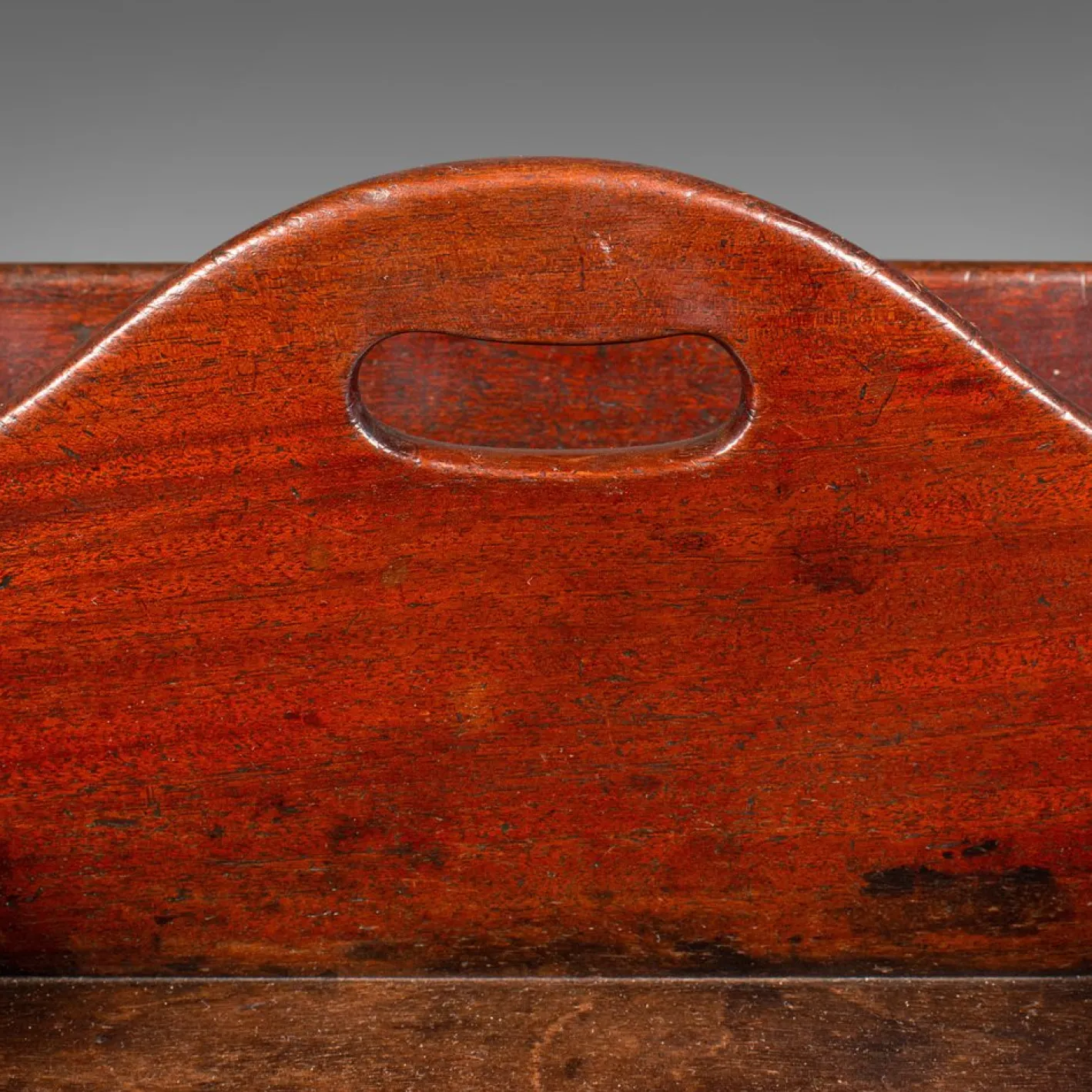 Antikes englisches georgianisches 2-teiliges Besteck Tablett, 1800