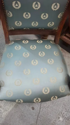 Antike Sessel aus Mahagoni, 1890, 2er Set