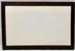 Antikes Jugendstil Tablett mit Fliesenplatte und Blumendekoration, 1905er