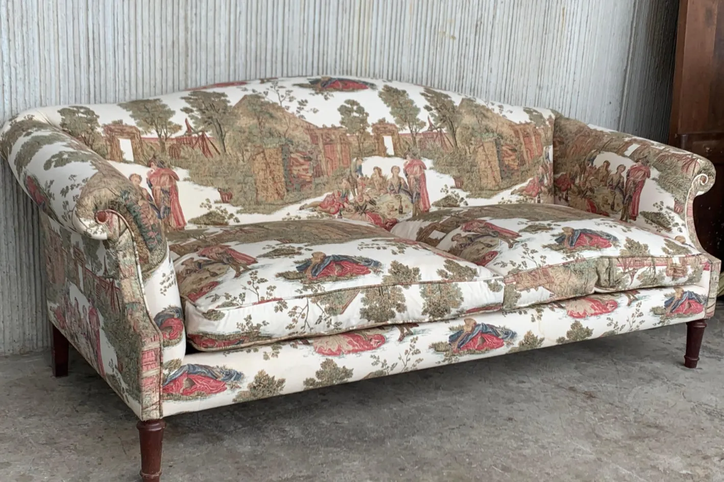 Antikes Sofa im Stil von Howard and Sons, 19. Jh.