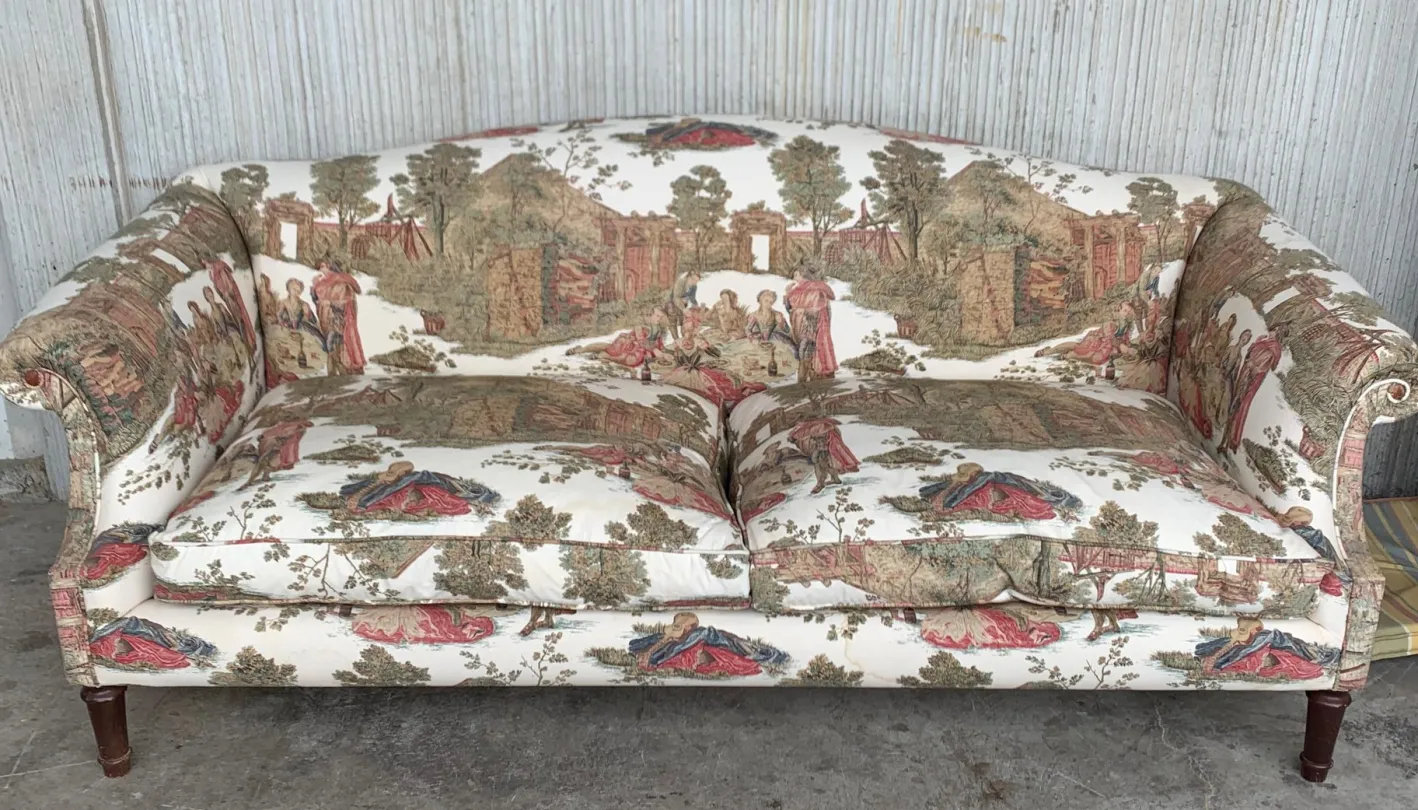 Antikes Sofa im Stil von Howard and Sons, 19. Jh.
