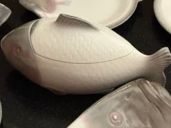 Antikes österreichisches Fischservice, 1920er, 16 Set