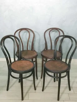 Antike Stühle von Jacob & Josef Kohn, 1800er, 4er Set