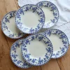 Antike Suppenteller aus Porzellan, 1890er, 6er Set