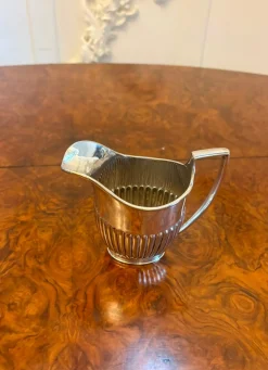 Antikes versilbertes edwardianisches Tee- & Kaffeeservice, 1900, 4er Set
