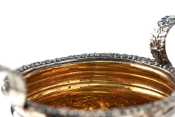 Antikes verziertes versilbertes Teeservice, 1890er, 3 . Set