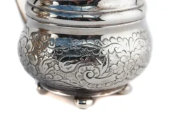 Antikes verziertes versilbertes Teeservice, 1890er, 3 . Set