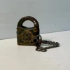 Antikes Yale Vorhängeschloss aus Messing & Bronze, 1920er