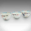 Antike Teetassen & Untertassen aus Chinesischer Keramik, 1890er, 6 . Set