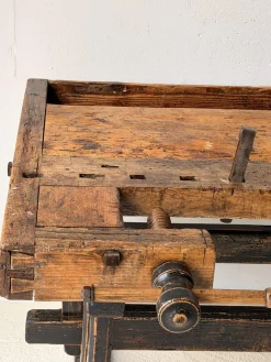 Antike Tischler Werkbank aus Holz, 1890er