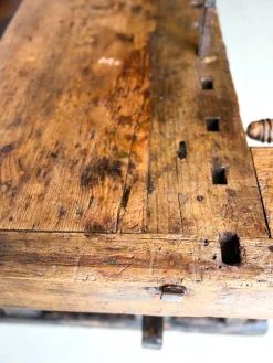 Antike Tischler Werkbank aus Holz, 1890er