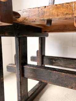 Antike Tischler Werkbank aus Holz, 1890er