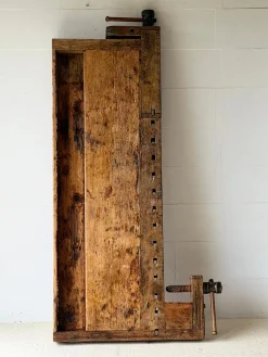 Antike Tischler Werkbank aus Holz, 1890er